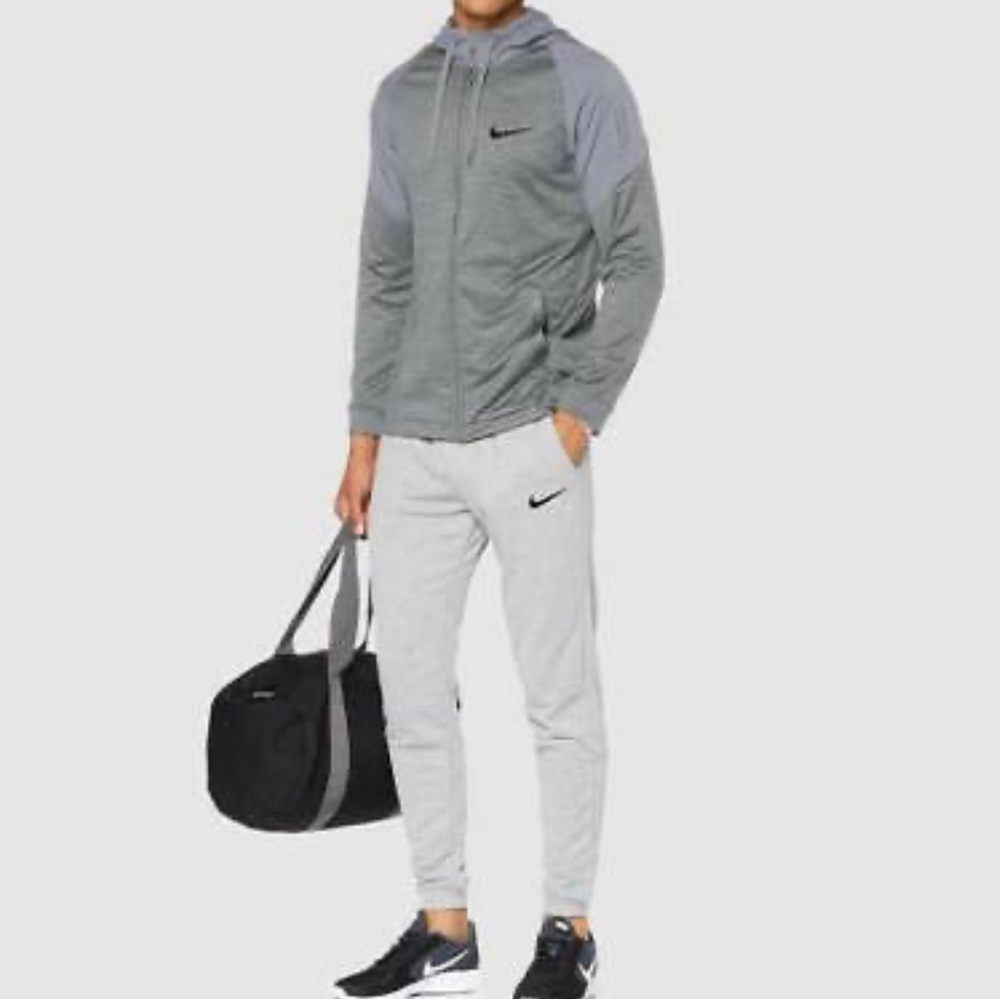Men’s Nike Zip Hoodie Arm Pocket Sweatshirt Dri-Fit Jacket - Picture 3 of 13